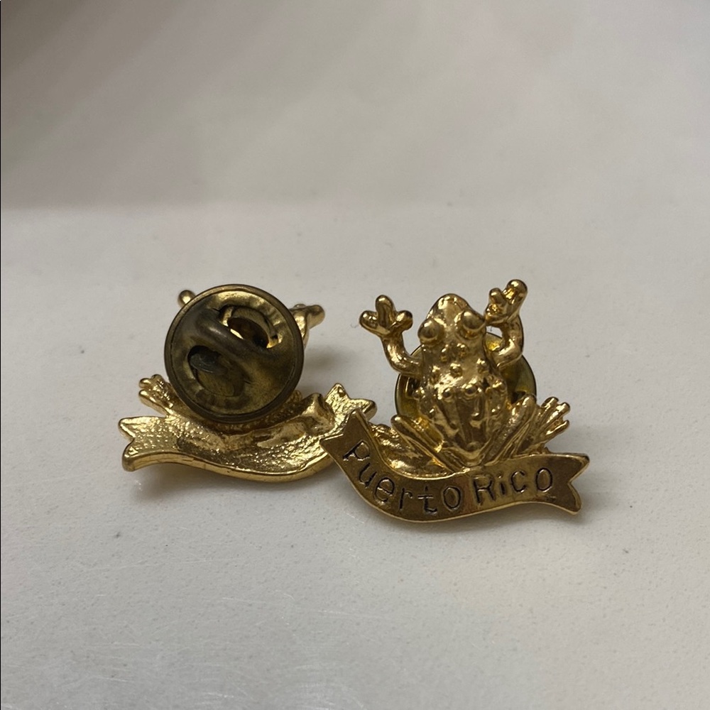 Set of Puerto Rico Frog pins